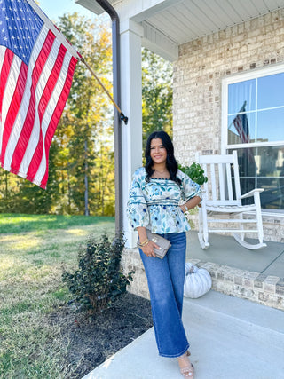 Seaside Bloom Top