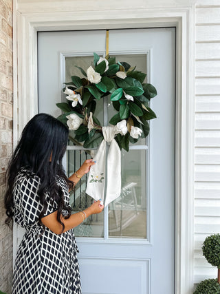 How to Tie a Wreath Sash Perfectly Every Time