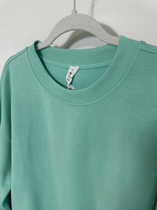 Mint Soft Brushed Pullover - Magnolia & Pine