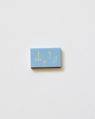 Coastal Girl Blue & White Matches - Southern Roots & Boots