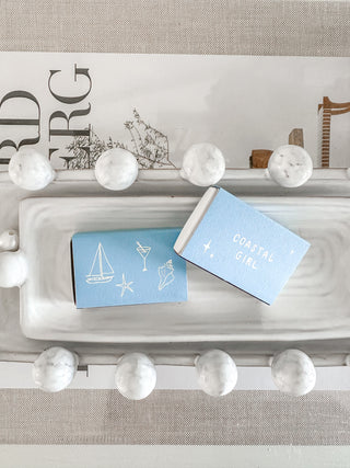 Coastal Girl Blue & White Matches - Southern Roots & Boots