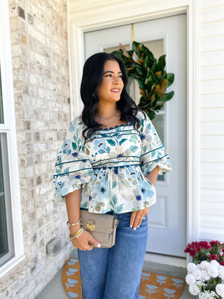 Seaside Bloom Top