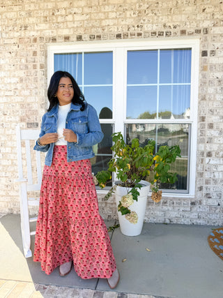 Classic Light Wash Denim Stretch Jacket