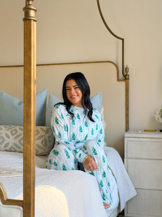 Chinoiserie Christmas Pajama Set