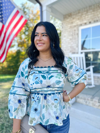Seaside Bloom Top