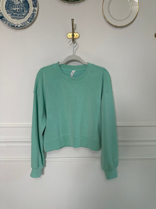 Mint Soft Brushed Pullover - Magnolia & Pine
