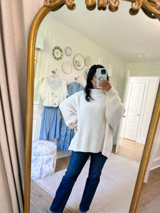 FP Cream Chunky Knit Sweater