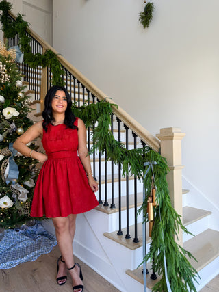 Mistletoe Bow-Back Dress