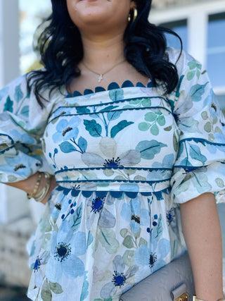 Seaside Bloom Top
