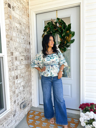 Seaside Bloom Top