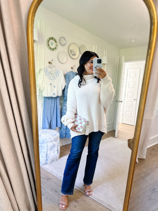 FP Cream Chunky Knit Sweater