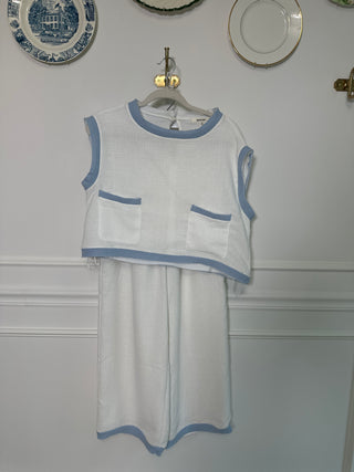 White & Blue Set
