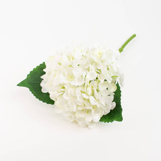 Faux Hydrangea Pick - Lace White - 13 Inch (SET OF 3) - Southern Roots & Boots
