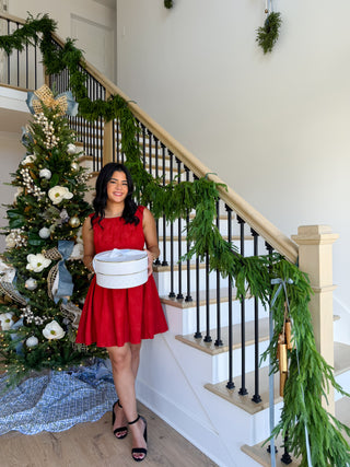 Mistletoe Bow-Back Dress