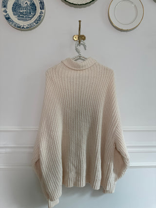 FP Cream Chunky Knit Sweater