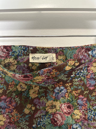 Grandma’s Fall Floral Mini Skirt - Magnolia & Pine