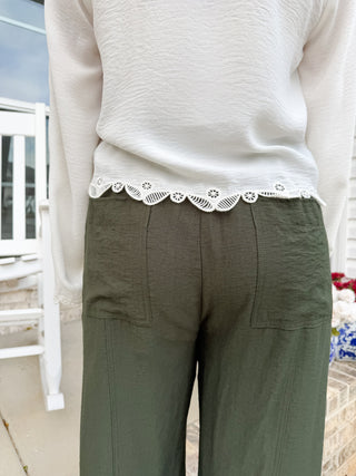 Magnolia Grove Wide-Leg Pant