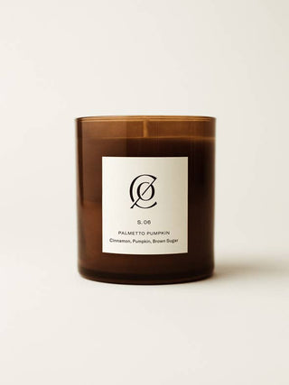S. 06 Palmetto Pumpkin Soy Candle - Magnolia & Pine