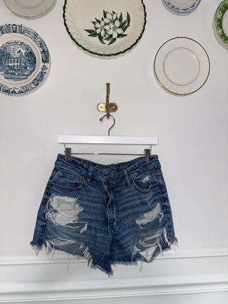 AE Distressed Denim Shorts