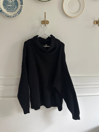 FP Black Chunky Knit Sweater