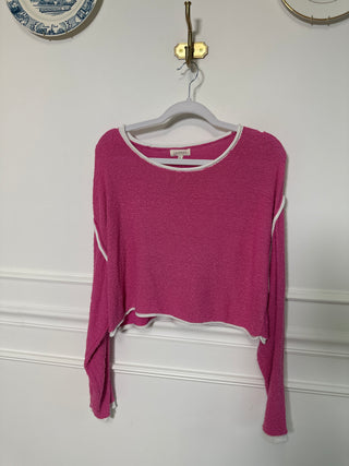 Hot Pink Knit Sweater - Magnolia & Pine