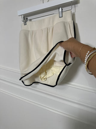 Ivory & Black Active Set - Tank & Skort - Magnolia & Pine