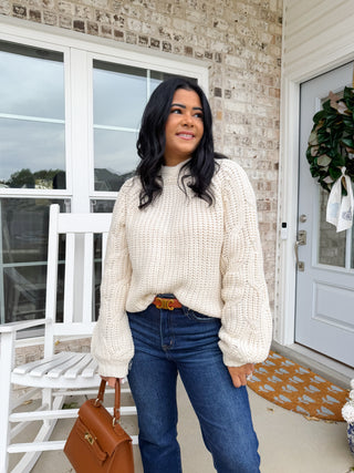 Fireside Cable Sweater