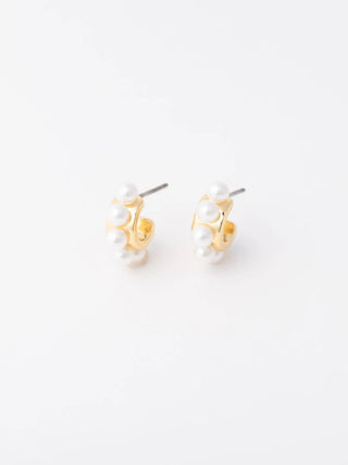 Fairhope Mini Pearl & Gold Earrings - Southern Roots & Boots