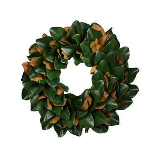 Magnolia Leaf Wreath - 27 Inch - Southern Roots & Boots