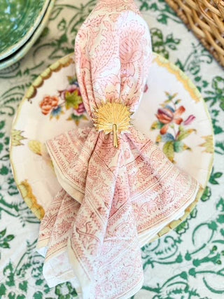Golden Palms Napkin Ring (Set of 4) - Southern Roots & Boots