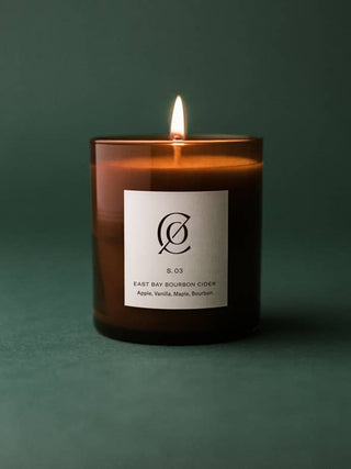 S. 03 East Bay Bourbon Cider Soy Candle | Seasonal - Magnolia & Pine