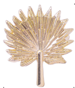 Golden Palms Napkin Ring (Set of 4) - Southern Roots & Boots