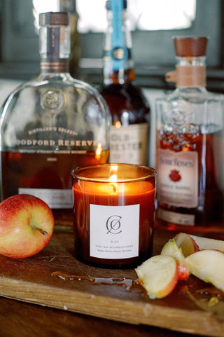 S. 03 East Bay Bourbon Cider Soy Candle | Seasonal - Magnolia & Pine